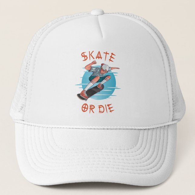 Casquette Skate ou meurs Skateboarder Boy (Devant)