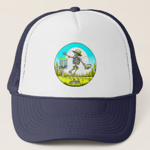 Casquette Skeleton Jouer Disque Golf