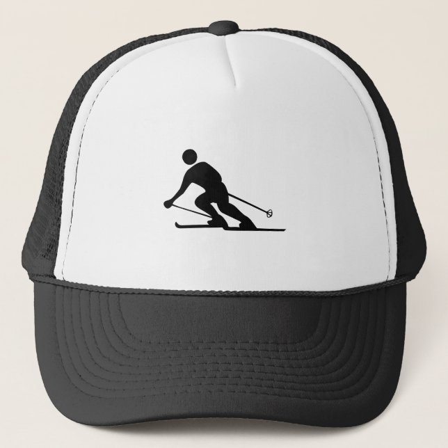 Casquette Ski - Noir (Devant)