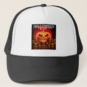 Casquette SKULLS citrouilles SKELETON HALLOWEEN