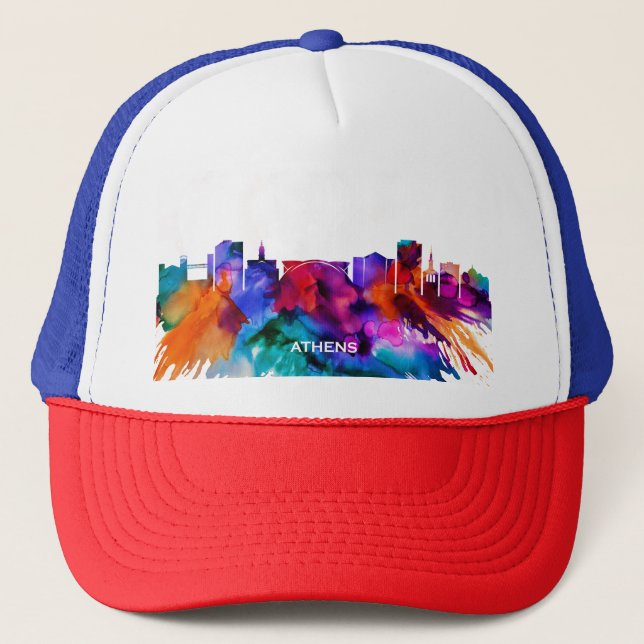 Casquette Skyline d'Athènes (Devant)