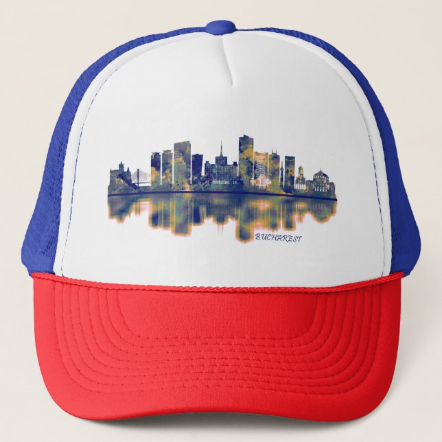 Casquette Skyline de Bucarest (Devant)