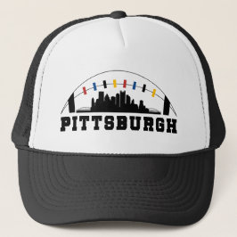 Casquette Skyline de football de Pittsburgh