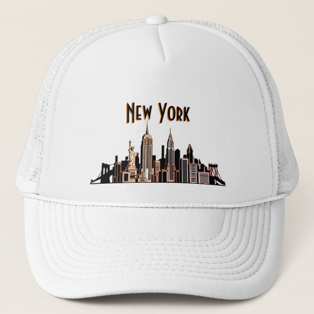 Casquette Skyline de New York (Devant)