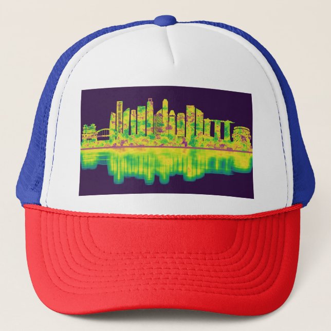 Casquette Skyline de Singapour (Devant)