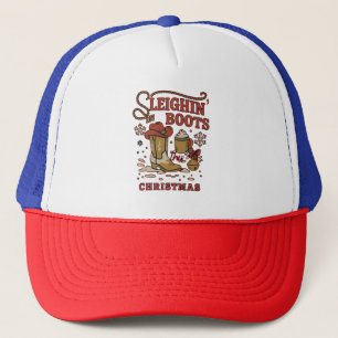 Casquette Sleighin Boots Ce Noël Drôle West Cowboy