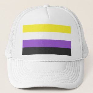 Casquette SlipperyJoe's Nonbinary Pride Drapeau gay cadeaux