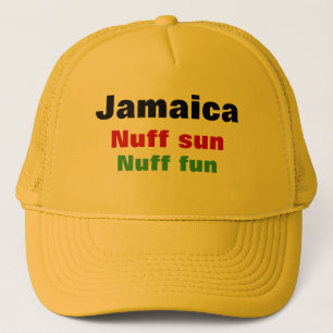 Casquette slogan jamaïcain