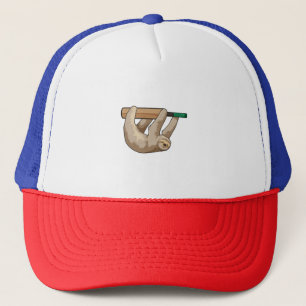 Casquette Slot au cricket avec chauve-souris de cricket