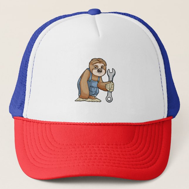 Casquette Sloth comme artisan avec clé (Devant)