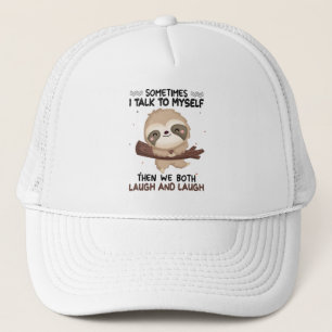 Casquette Sloth Parfois Je Parle À Moi-Même Chemise Sloth Lo