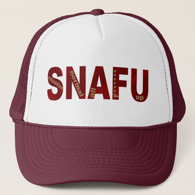 CASQUETTE SNAFU (Devant)