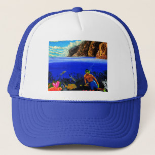 Casquette Snorkeling à Black Rock Trucker Hat