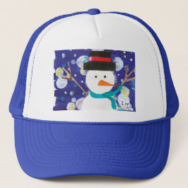 Casquette Snowman d'hiver