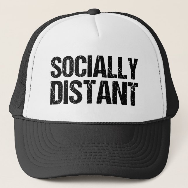Casquette Socialement distante (Devant)
