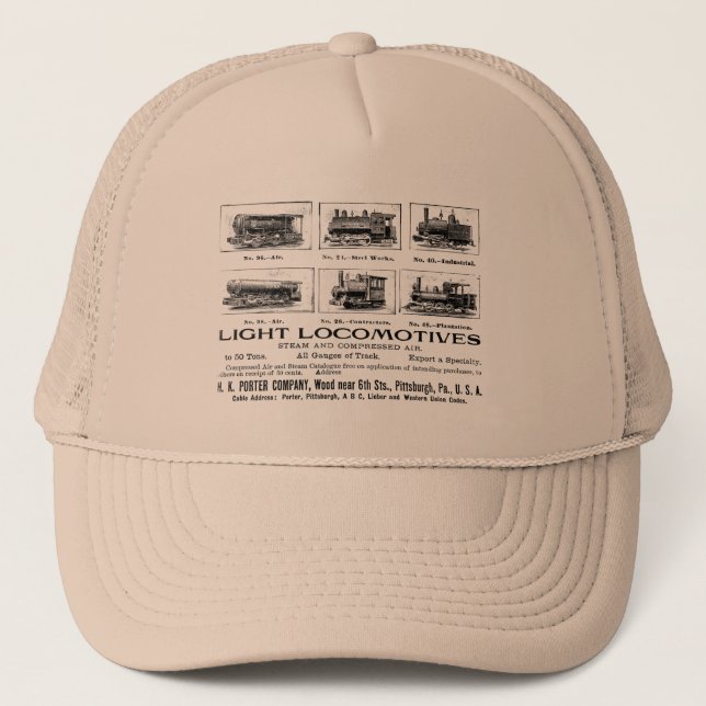 Casquette Société Porter Locomotive (Devant)