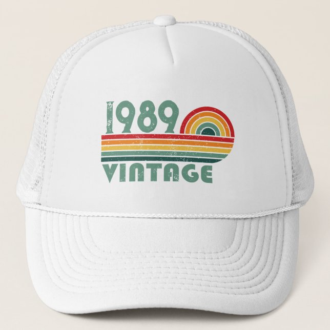 Casquette Soirée personnalisée vintage de 35 ans (Devant)