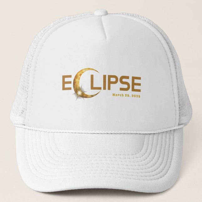 Casquette Solar Eclipse American Event 3/29/2025 (Devant)