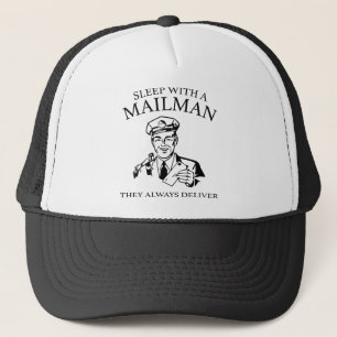 Casquette Sommeil avec un facteur. Ils livrent toujours