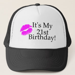 Casquette Son mon 21ème anniversaire (baiser)