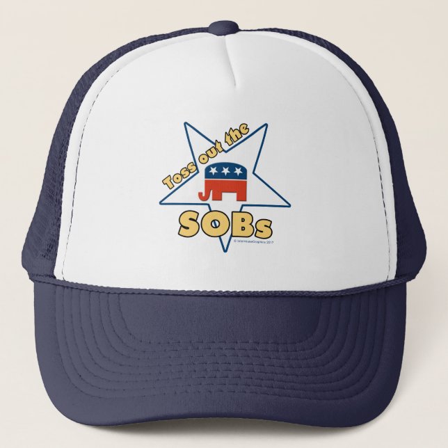 Casquette Sortez les SOBs du GOP ! (Devant)