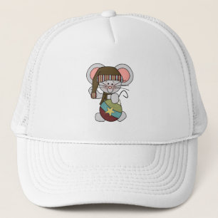 Casquette Souris de Noël avec l'ornement