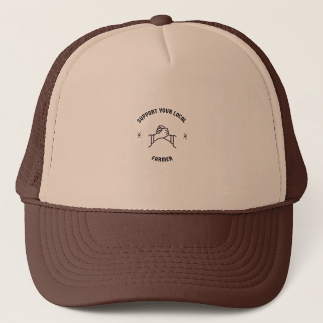 Casquette Soutenez votre agriculteur local (Devant)