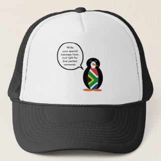 Casquette South African Talking Ms Penguin Personalized Text