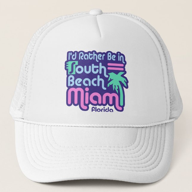 Casquette South Beach Miami (Devant)