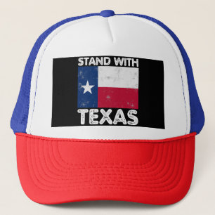Casquette Soutien au Texas Je suis avec le drapeau texan du
