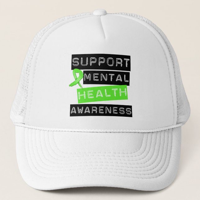 Casquette Soutien de la sensibilisation à la santé mentale (Devant)