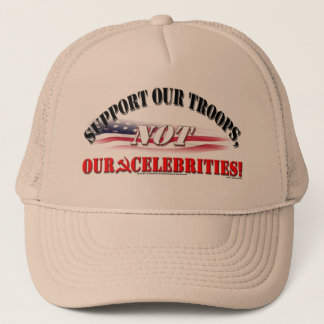 CASQUETTE SOUTIEN DES TROUPES ET NON DES CÉLÉBRITÉ