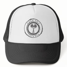 Souvenir de logo de Pura Vida de palmier de plage