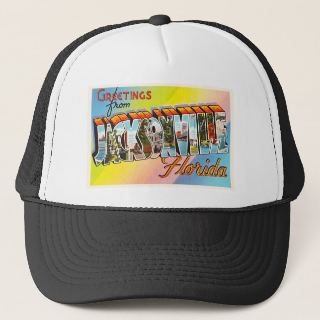 Casquette Souvenir de Vintage voyage de Jacksonville la (Devant)