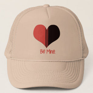 Casquette Soyez à moi Valentine Red Stripe Heart