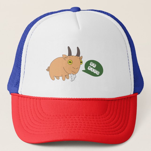 Casquette Soyez gentil Chèvre (Devant)