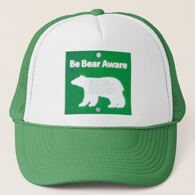 Casquette Soyez ours averti (Devant)