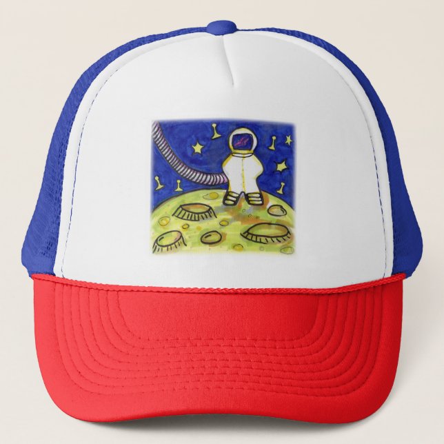 Casquette Space Meeple Astronaut Tabletop Game Art (Devant)