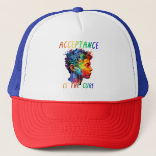 Casquette spectre autistique L'acceptation est le remède