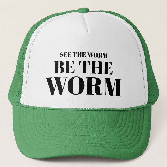 Casquette Sportswear Homme Pêche Gear BE THE WORM Lucky (Devant)