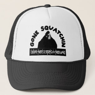 Casquette Squatchin allé - il y a des SQUATCH en ces bois !