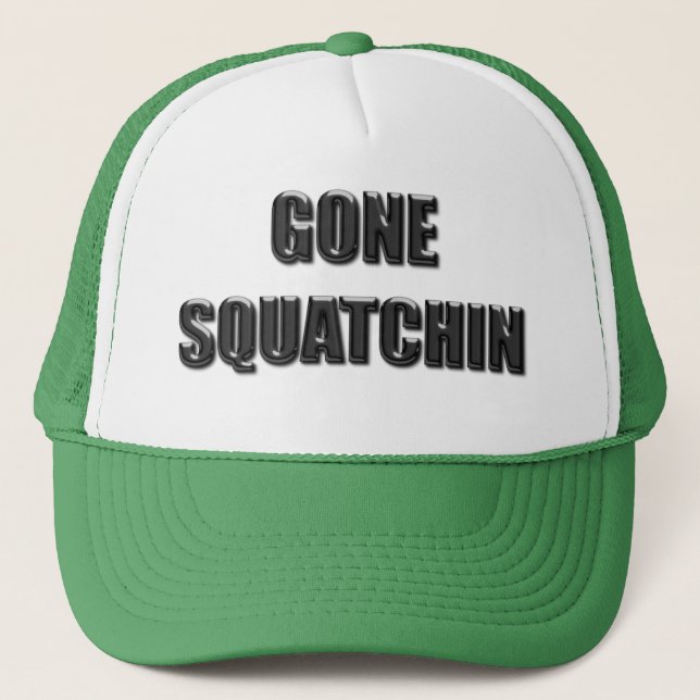 Casquette Squatchin allé - version en verre (Devant)