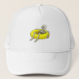 Casquette Squelette à la natation avec anneau de natation