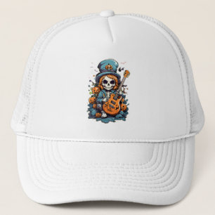 Casquette Squelette coloré