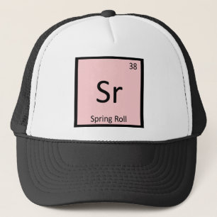 Casquette Sr - symbole de chimie d'apéritif de petit pain d