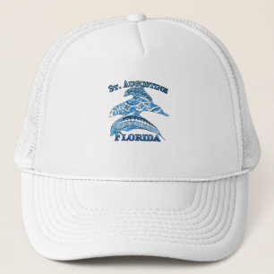 Casquette St. Augustine Floride Vacation Dauphins tribaux
