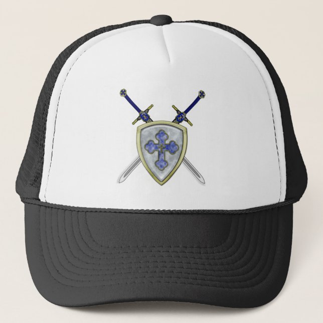 Casquette St Michael - épées et bouclier (Devant)