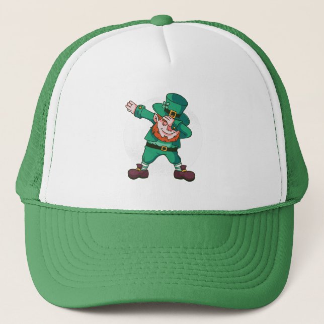 Casquette st patrick leprechaun danser (Devant)