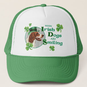 Casquette St. Patrick's Day Irish Red & White Setter