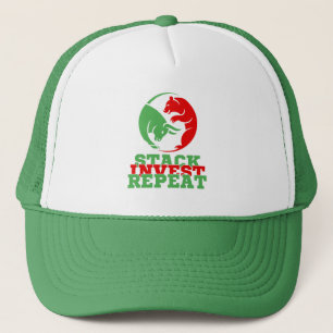 Casquette Stack Invest Repeat™ Hustle Algorithme Bulls & Bea